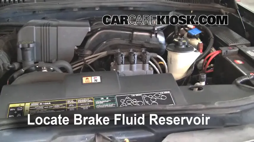 2002 Ford Explorer XLT 4.0L V6 Brake Fluid Add Fluid